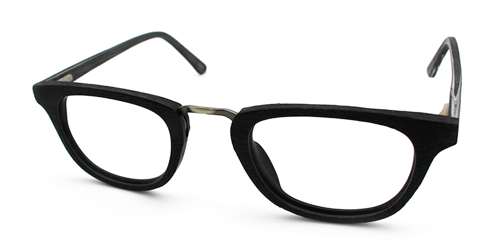 Hunter Black Prescription Glasses Side
