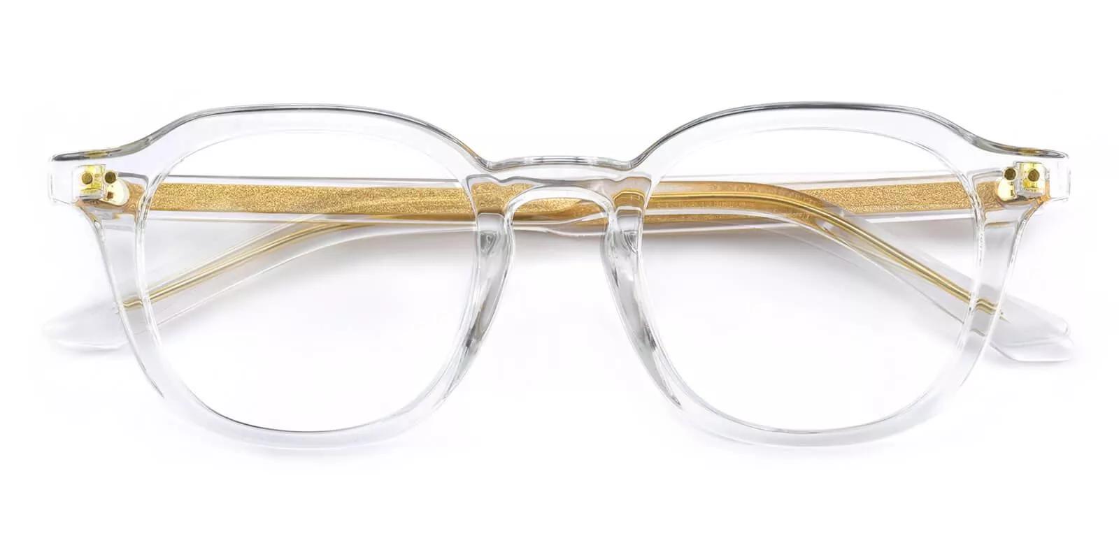 Edison Clear Prescription Glasses Front