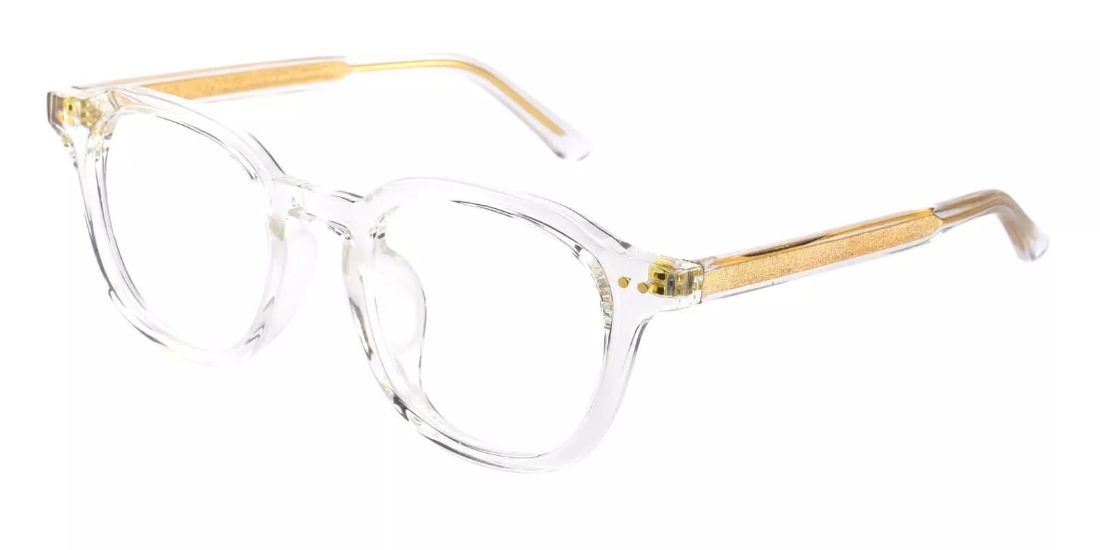 Edison Clear Prescription Glasses Side