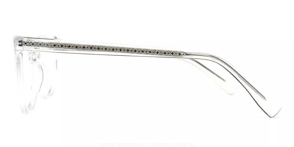 Lowell Clear Prescription Glasses Leg