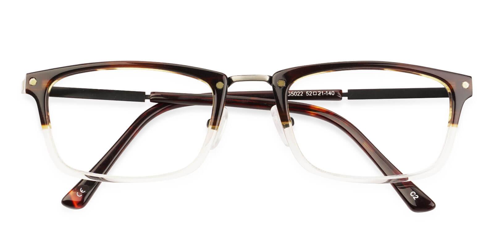 Samuel Tortoise & Clear Prescription Glasses Front