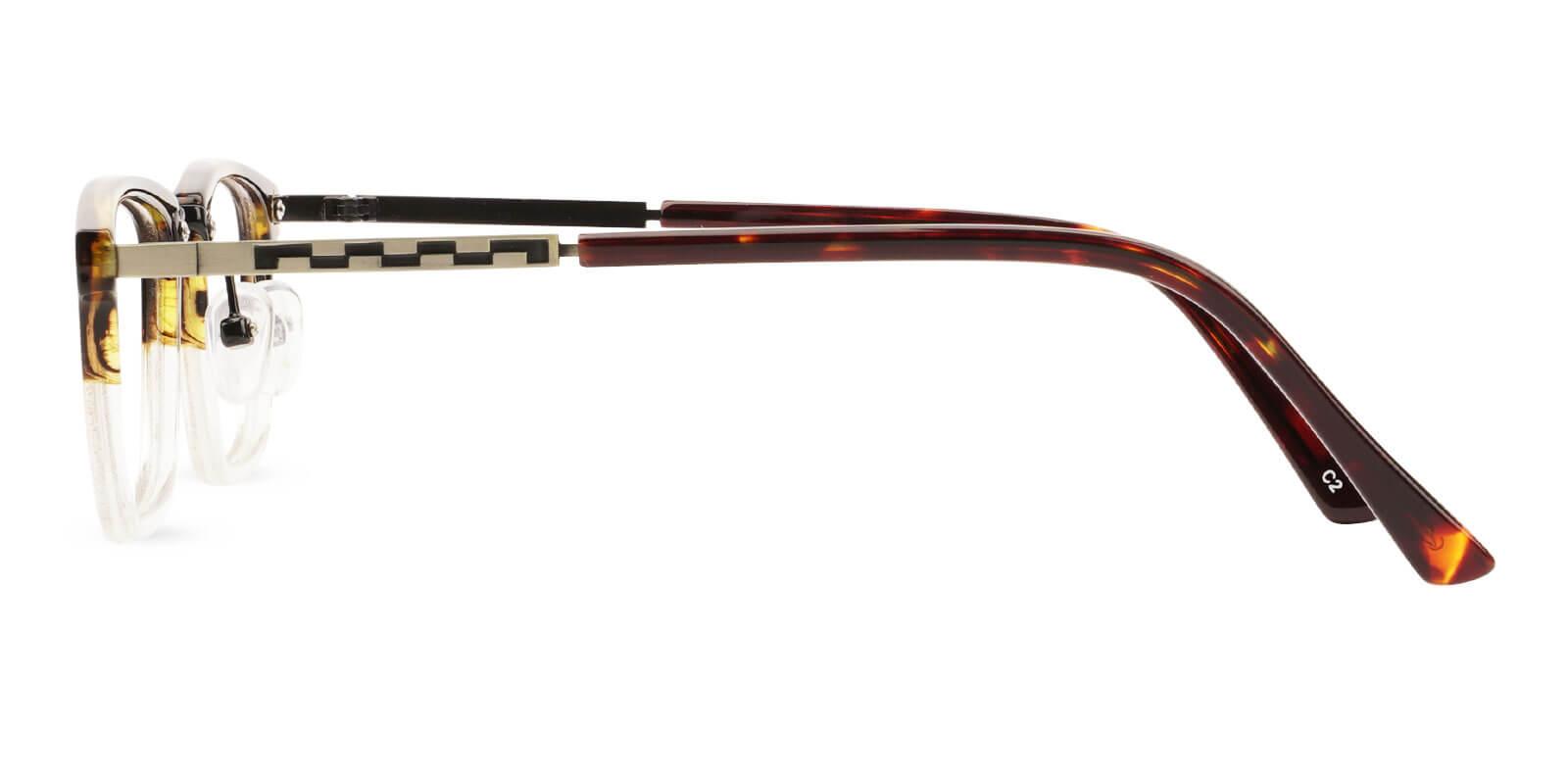 Samuel Tortoise & Clear Prescription Glasses Leg