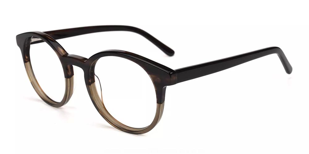 Newhall Brown Clip On Sunglasses Side