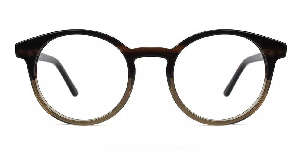 Newhall Brown Clip On Sunglasses Face