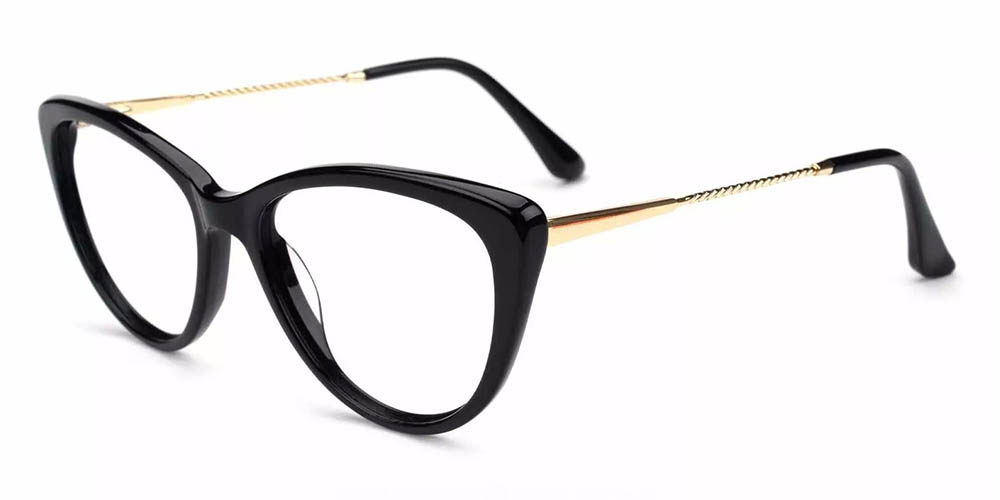 Aberdeen Black Prescription Glasses Side