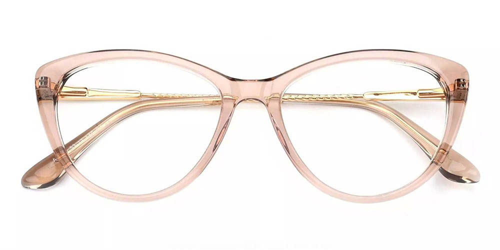 Aberdeen Pink Prescription Glasses Front