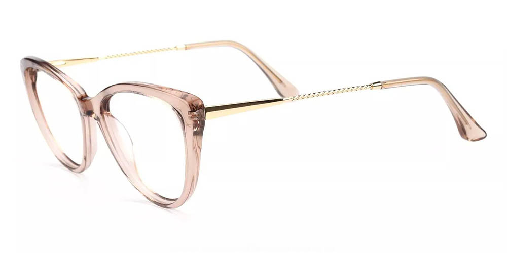 Aberdeen Pink Prescription Glasses Side