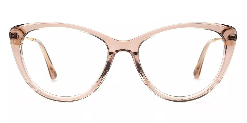 Aberdeen Pink Prescription Glasses Face