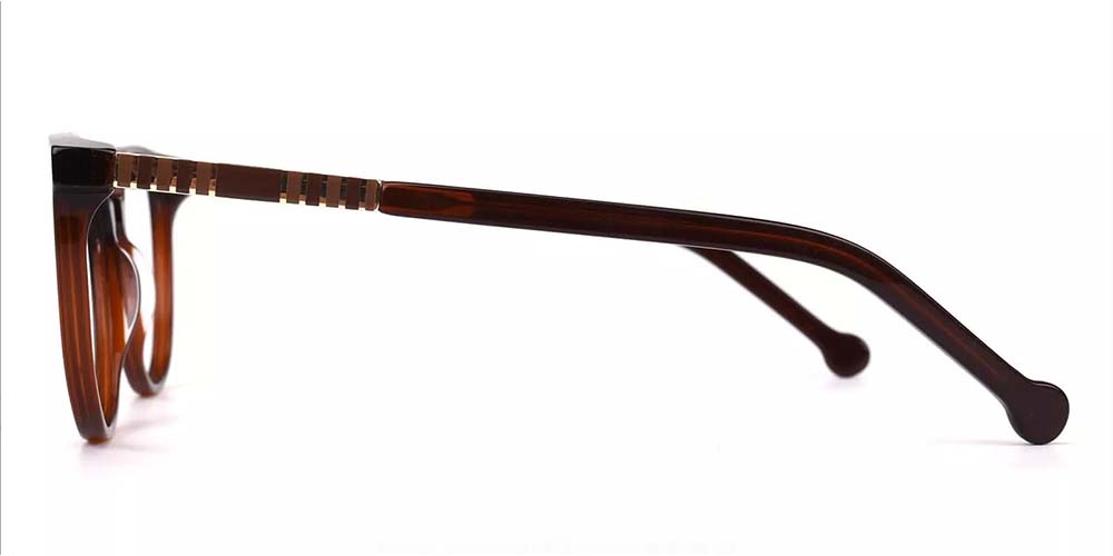 Pueblo Brown Prescription Glasses Leg