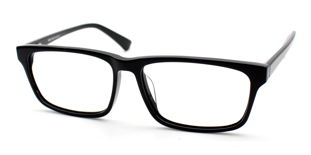 Matteo Black Prescription Glasses Side