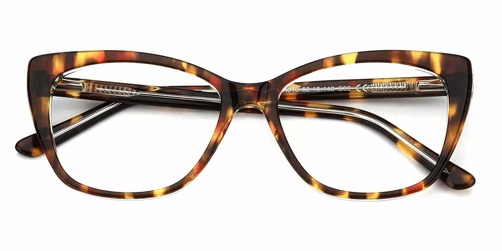 Everett Tortoise Prescription Glasses Front