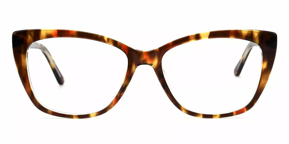 Everett Tortoise Prescription Glasses Face