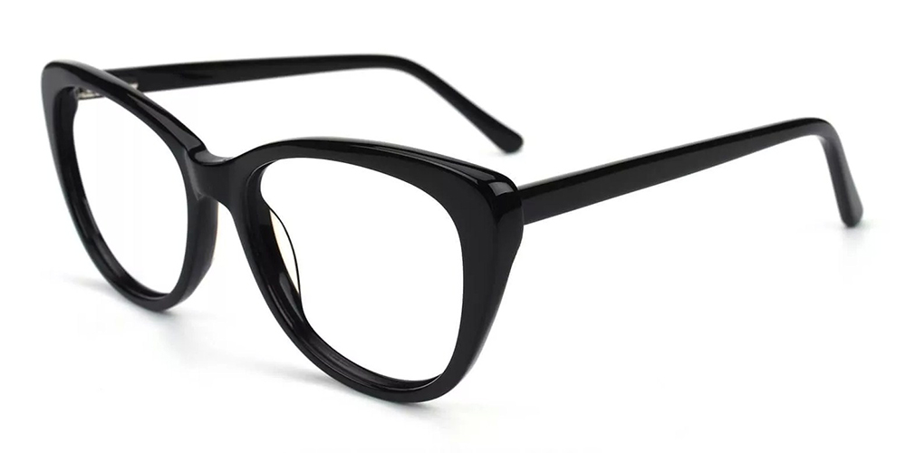 Marina Black Prescription Glasses Side