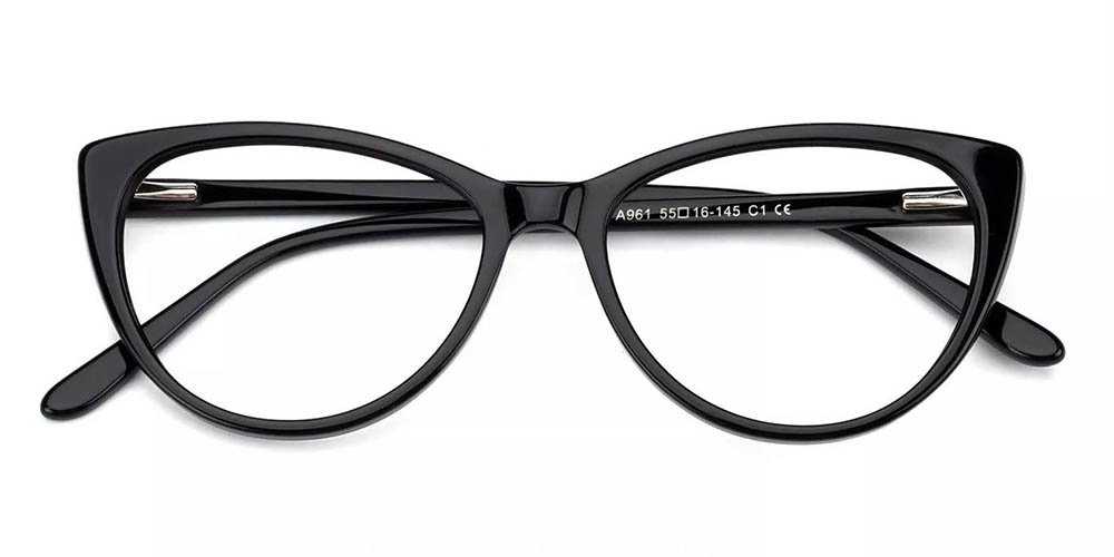 Costa Black Prescription Glasses Front