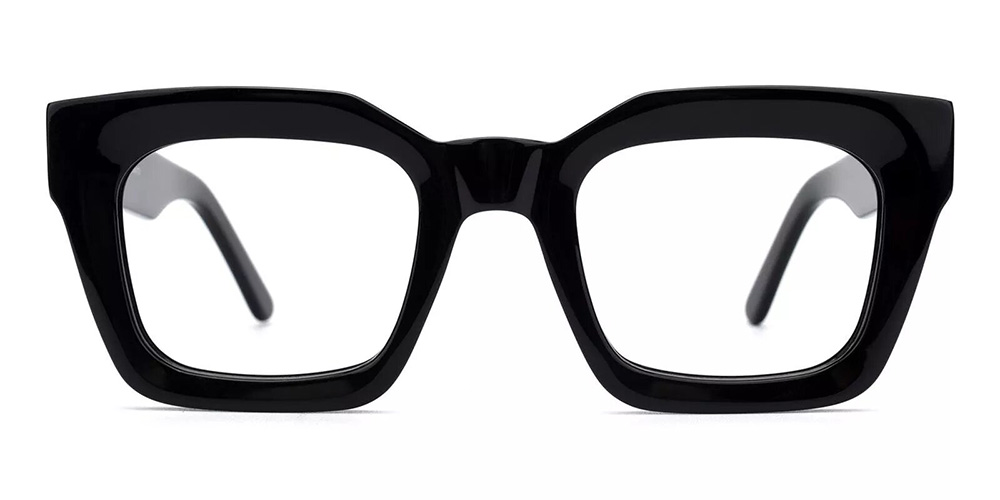 Mobile Black Prescription Glasses Face