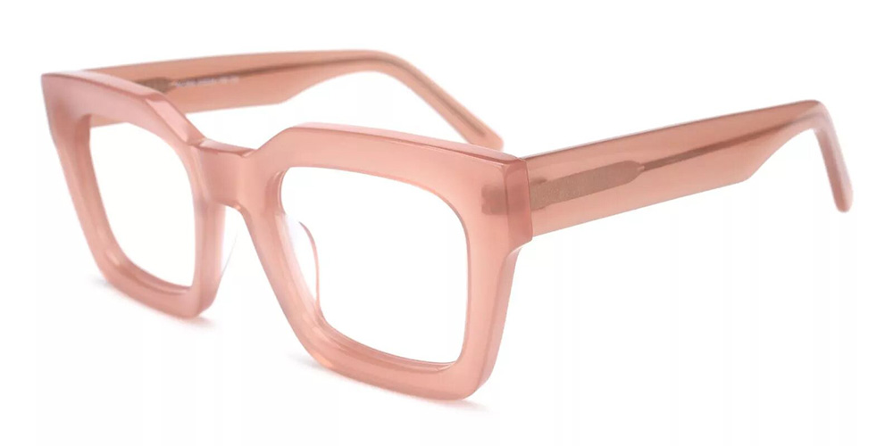 Mobile Pink Prescription Glasses Side