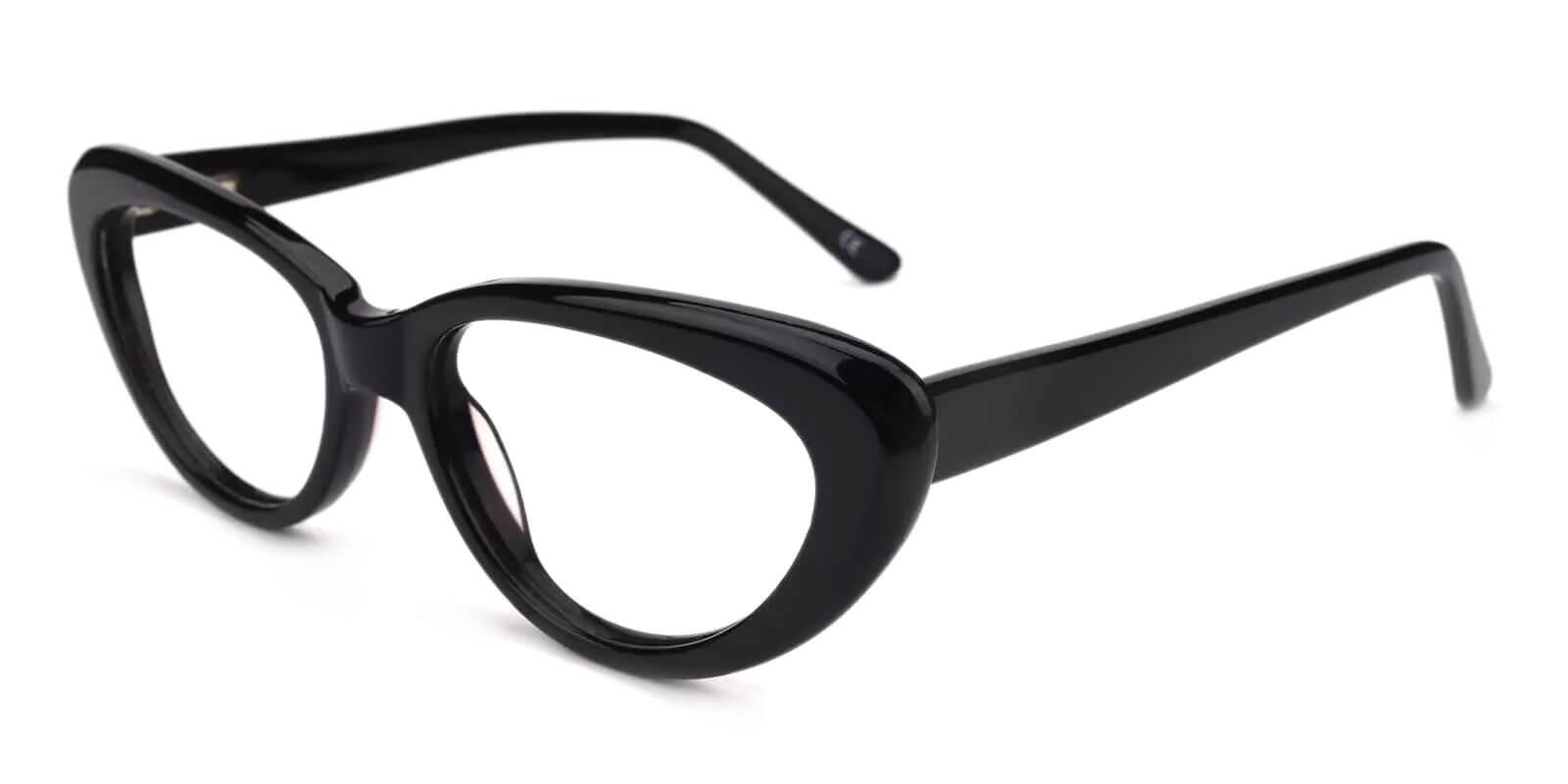 Upland Black Prescription Glasses Side