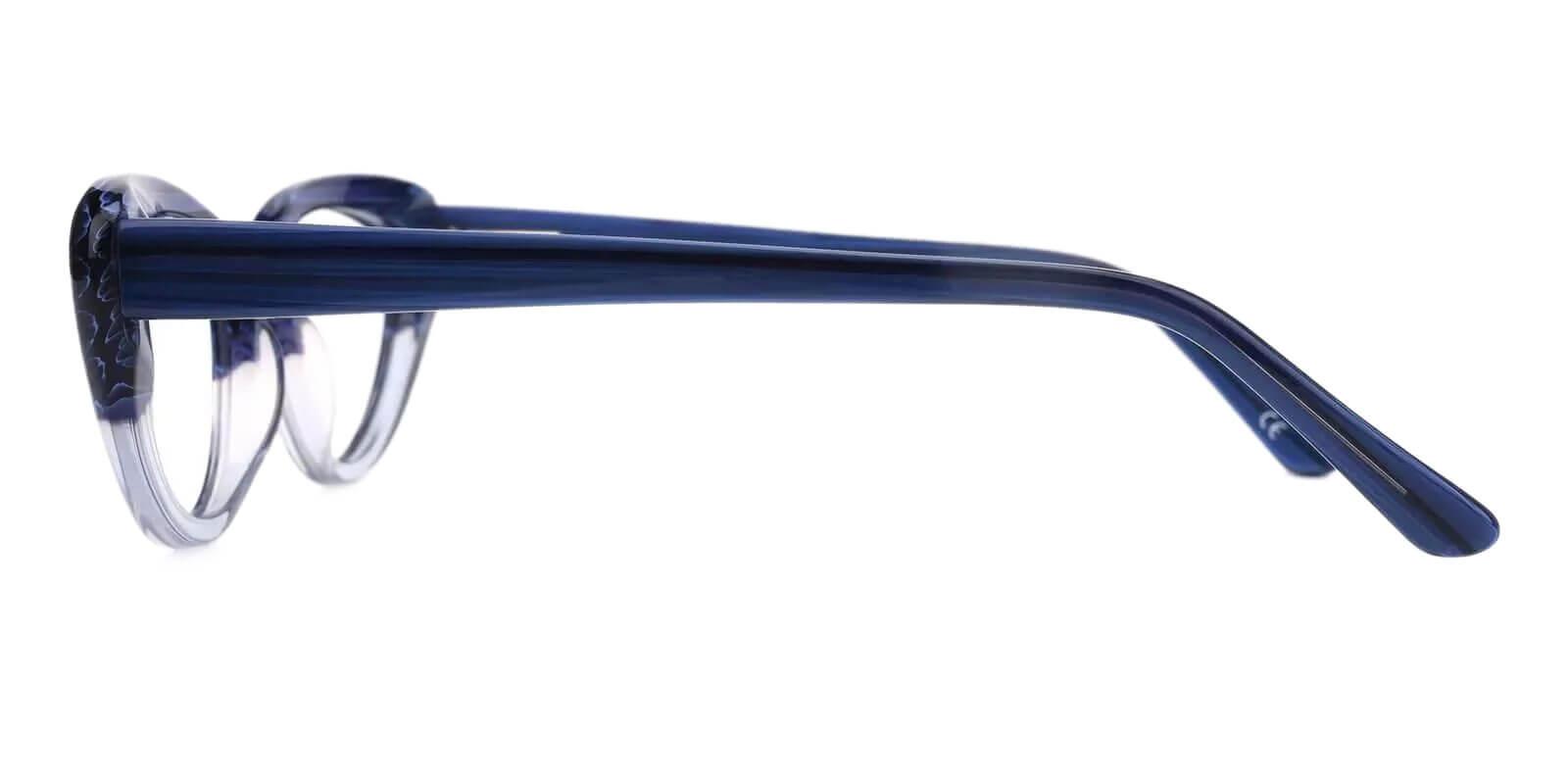 Upland Clear & Blue Prescription Glasses Leg