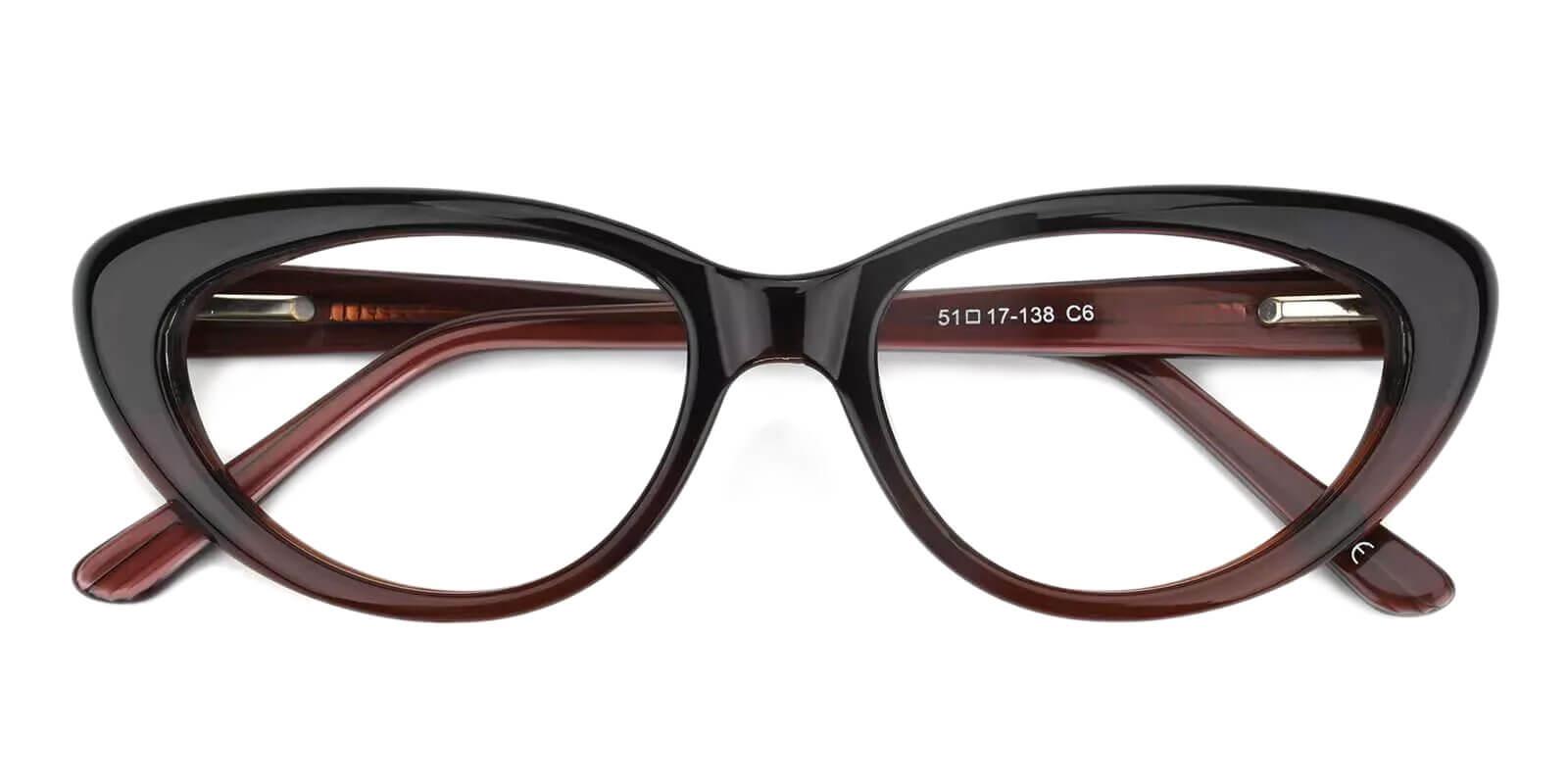 Upland Brown & Black Prescription Glasses Front