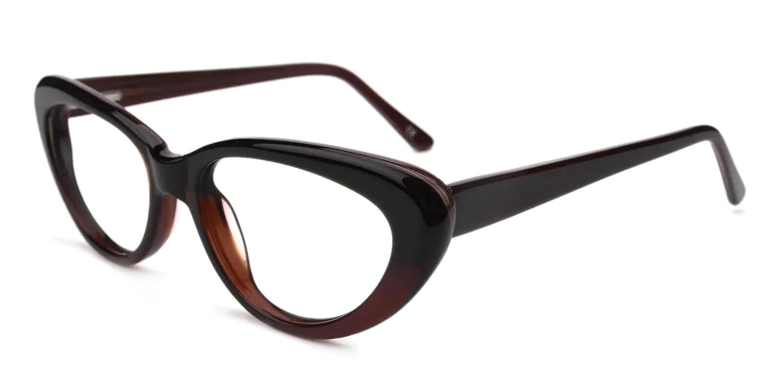 Upland Brown & Black Prescription Glasses Side