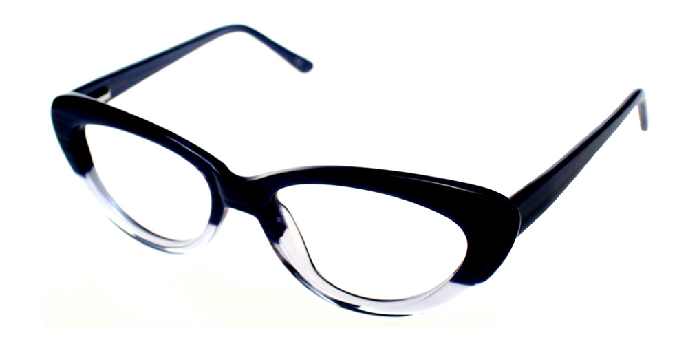 Upland Blue & Clear Prescription Glasses Side