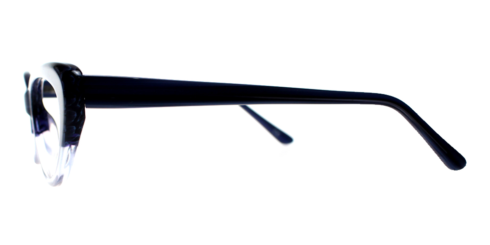 Upland Blue & Clear Prescription Glasses Leg