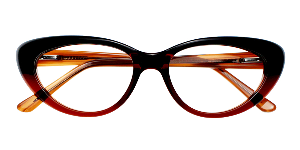 Upland Red & Black Prescription Glasses Front