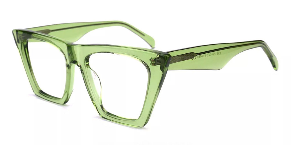 Concord Green Prescription Glasses Side