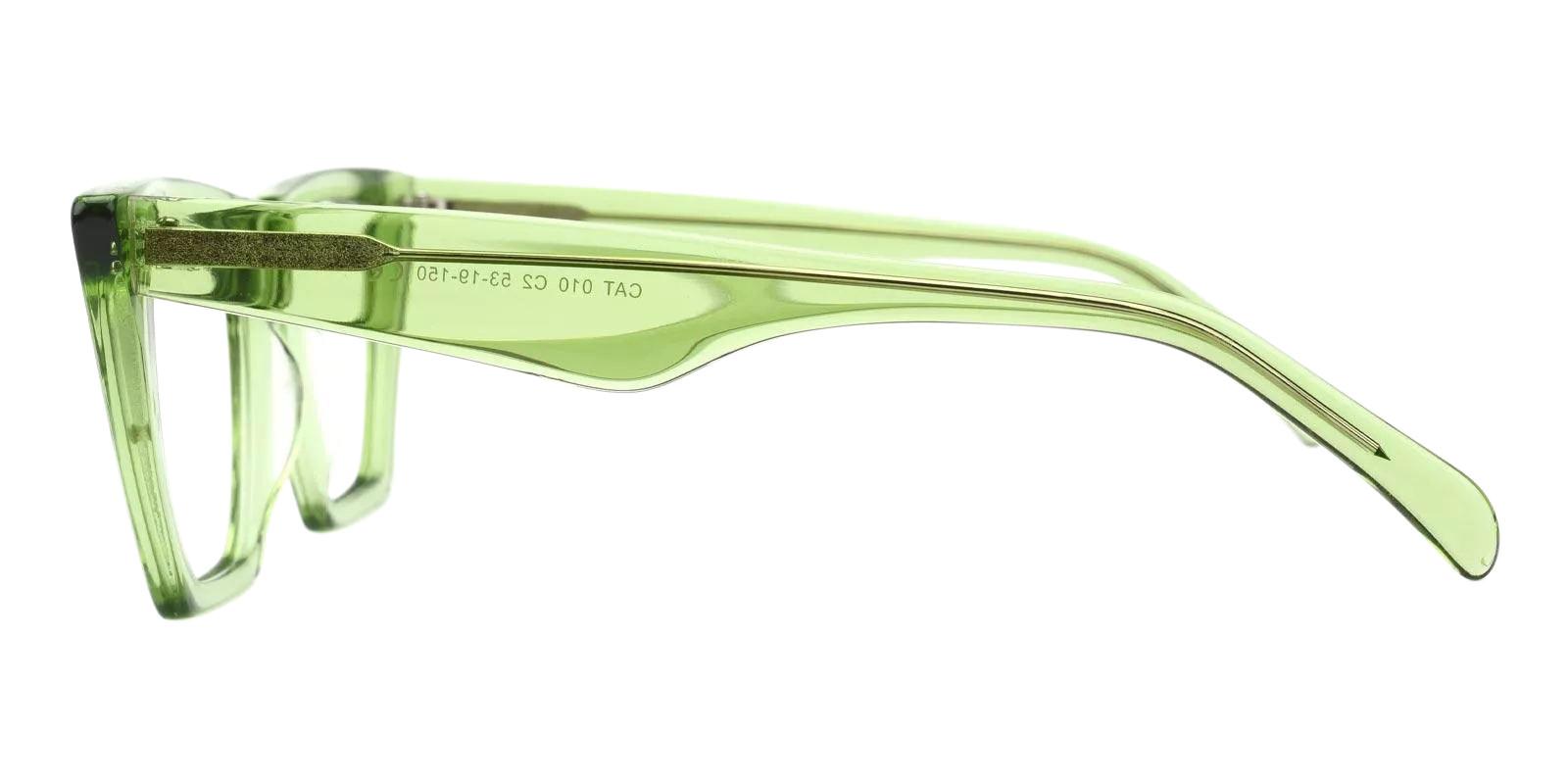 Concord Green Prescription Glasses Leg