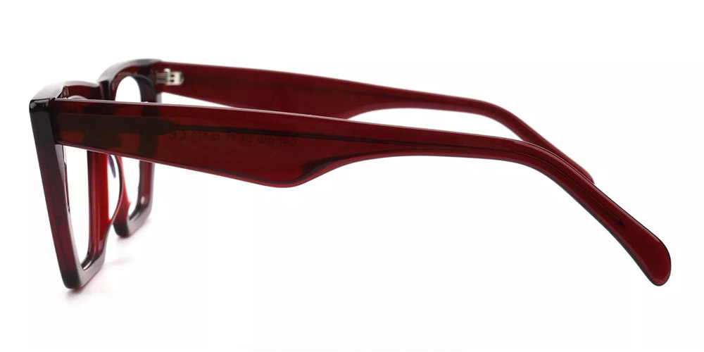 Concord Red Prescription Glasses Leg