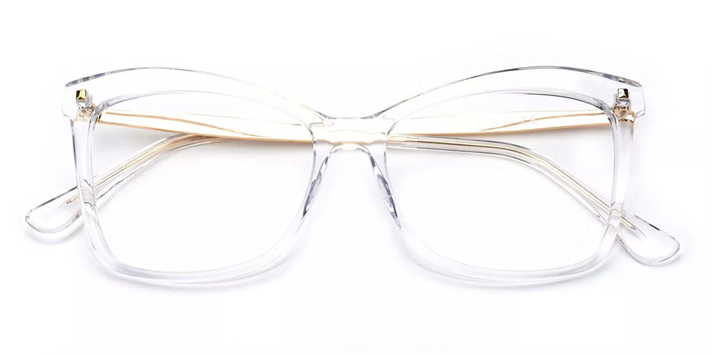 Visalia Clear Prescription Glasses Front