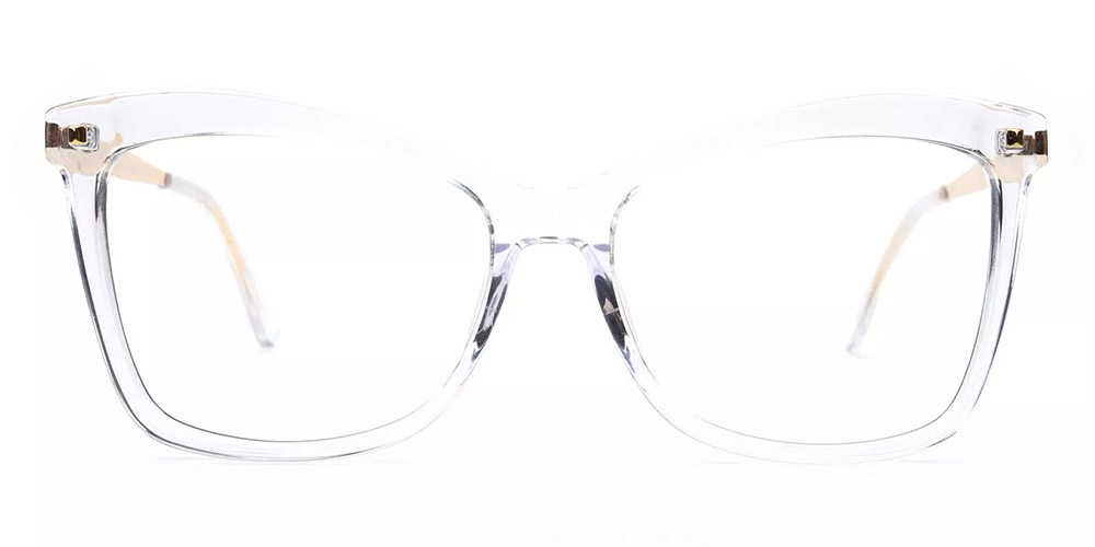 Visalia Clear Prescription Glasses Face