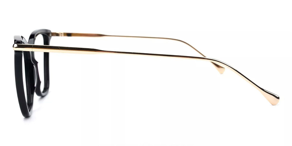 Hampton Black Prescription Glasses Leg