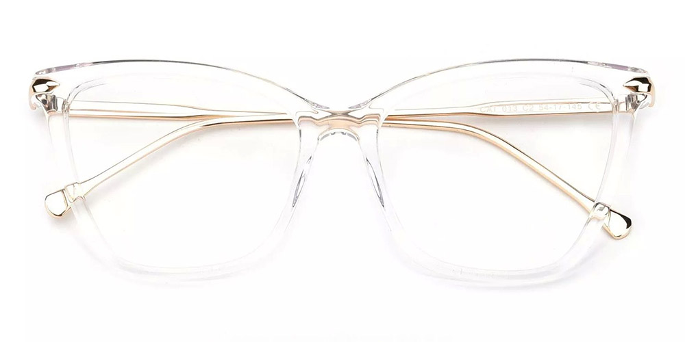 Hampton Clear Prescription Glasses Front
