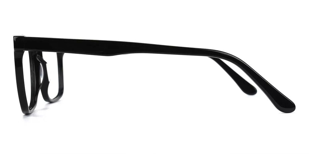 Quincy Black Prescription Glasses Leg