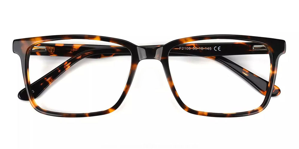 Quincy Tortoise Prescription Glasses Front