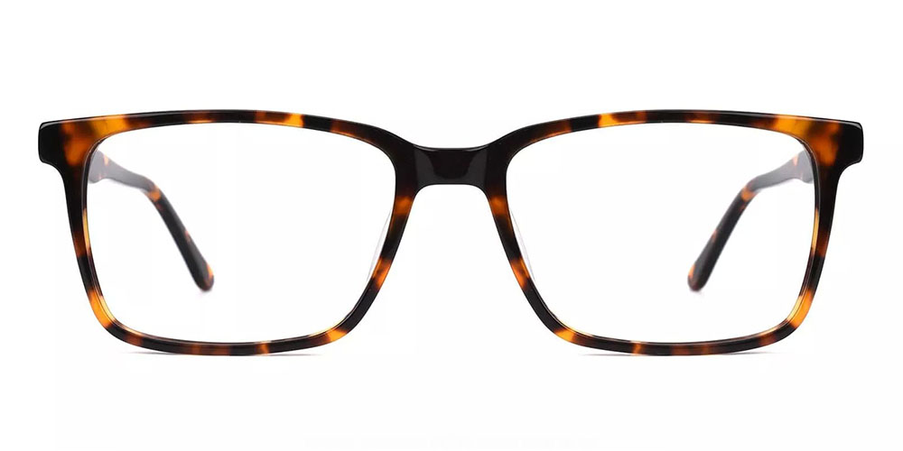 Quincy Tortoise Prescription Glasses Face