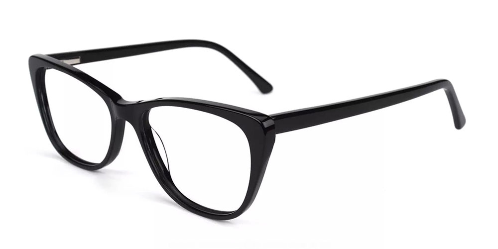 Tyler Black Prescription Glasses Side