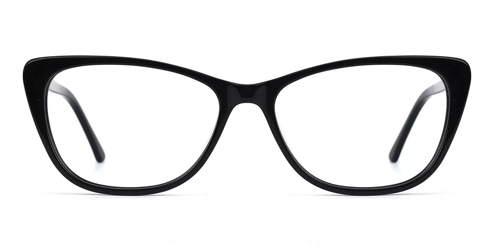 Tyler Black Prescription Glasses Face