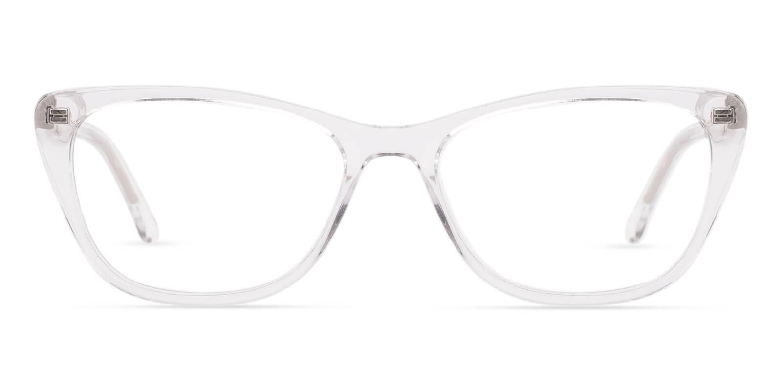 Tyler Clear Prescription Glasses Face