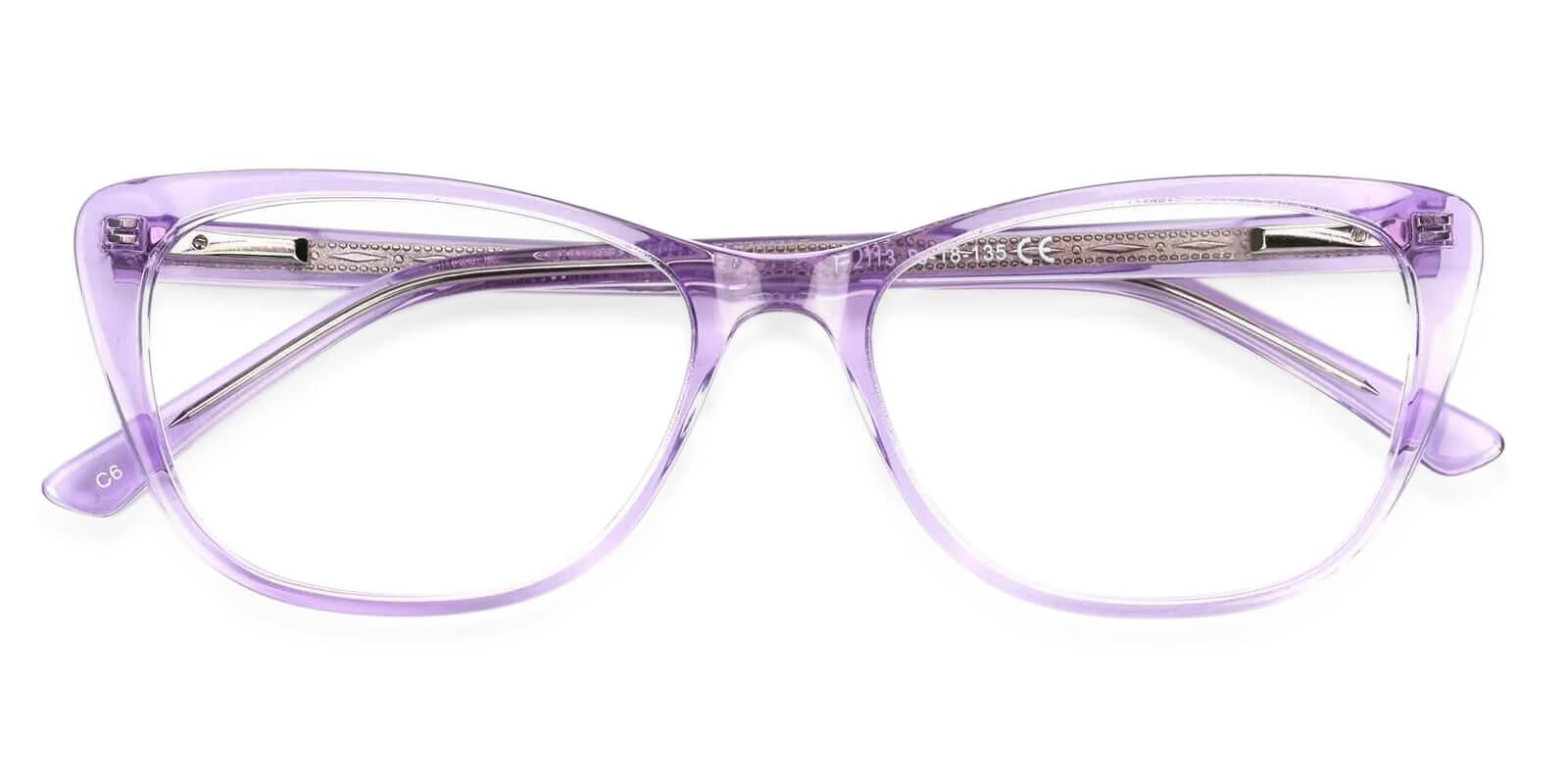 Tyler Purple Prescription Glasses Front