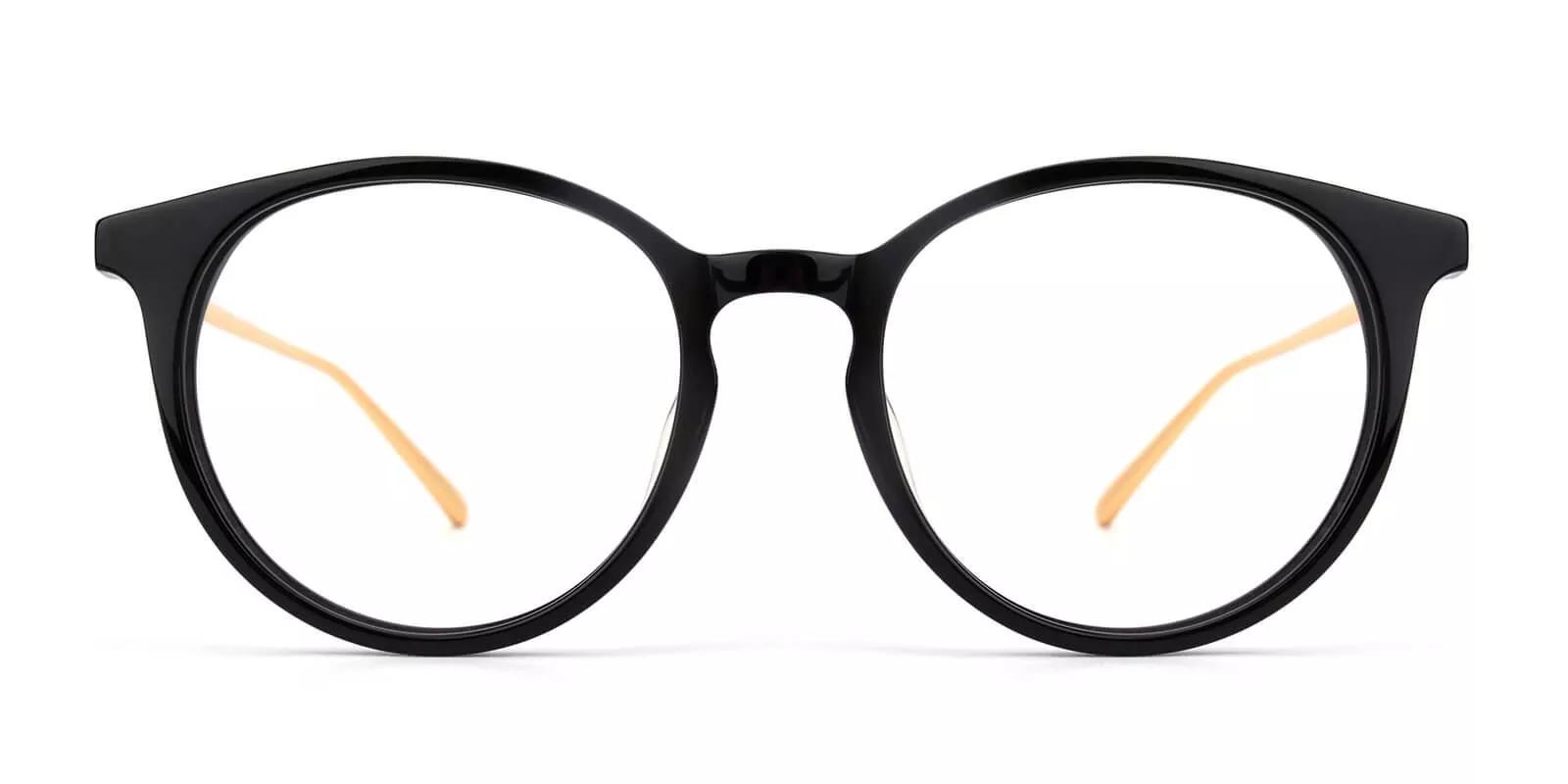 Woodbridge Black Prescription Glasses Face