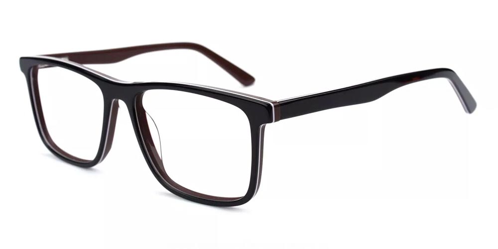 Mcallen Brown Prescription Glasses Side