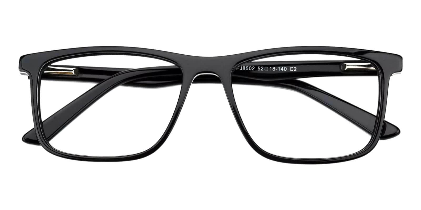 Mcallen Black & White Prescription Glasses Front