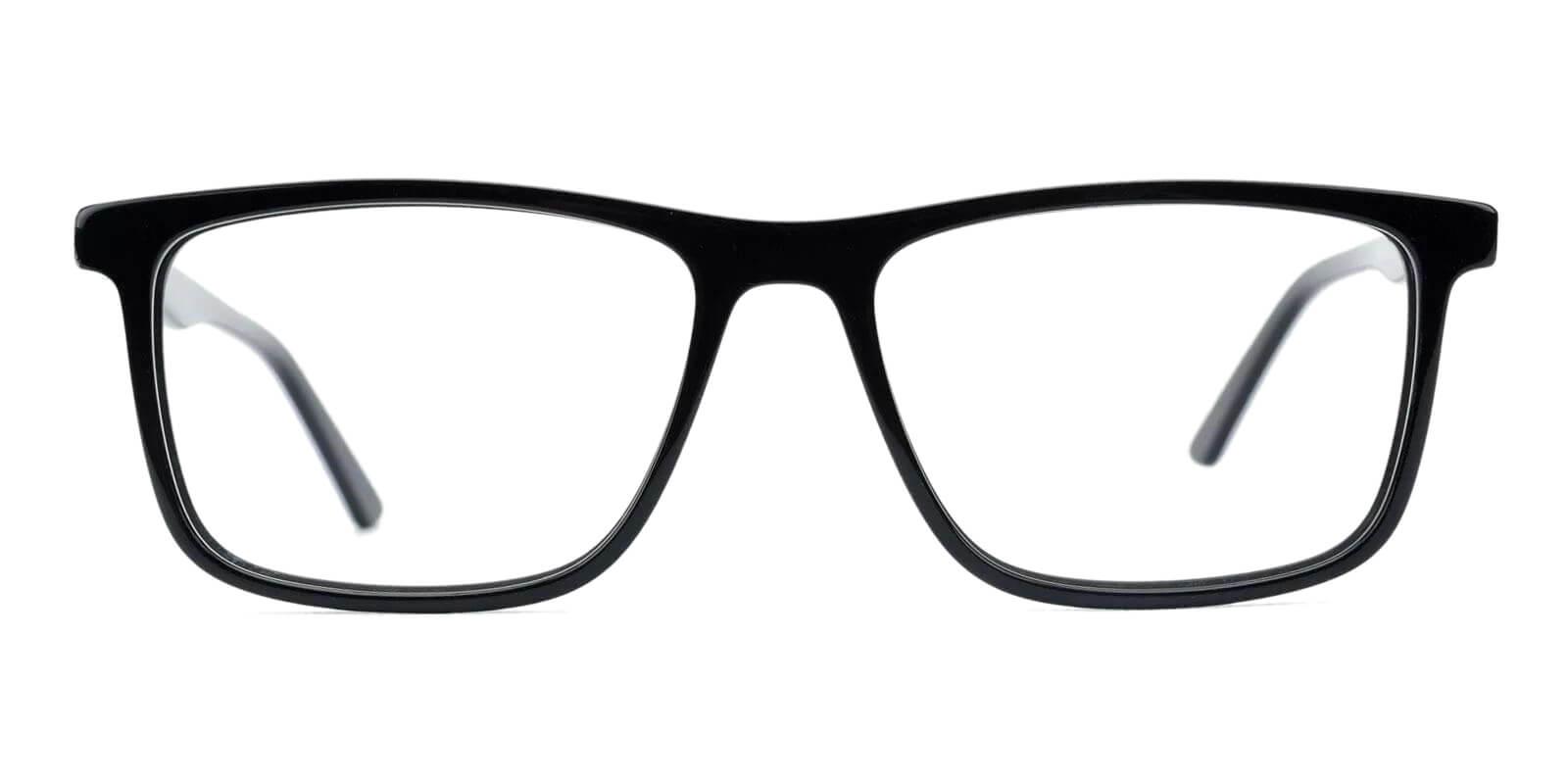 Mcallen Black & White Prescription Glasses Face