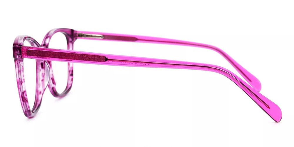 Benicia Red Prescription Glasses Leg