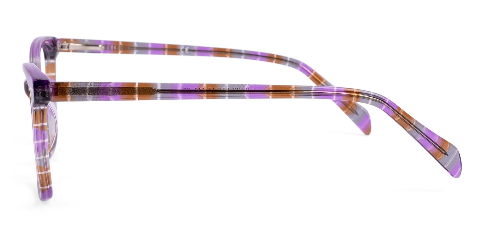 Benicia Purple Prescription Glasses Leg