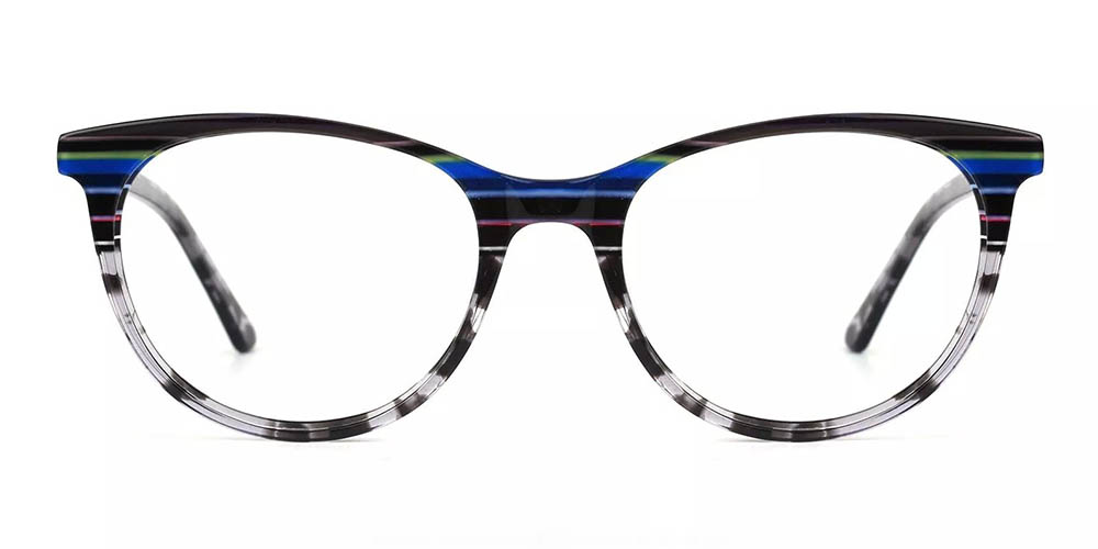Athens Black Prescription Glasses Face