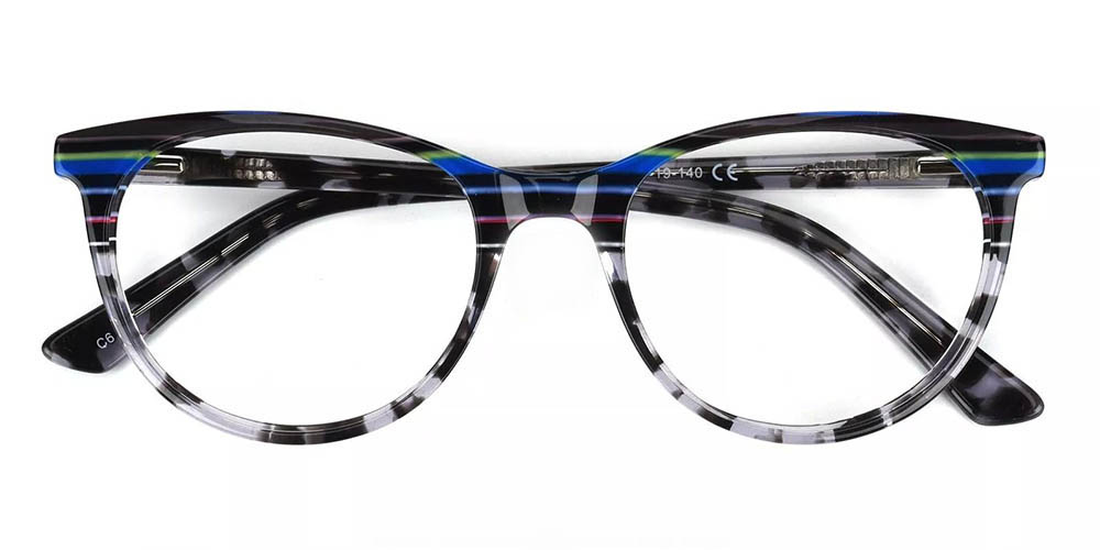 Athens Black Prescription Glasses Front