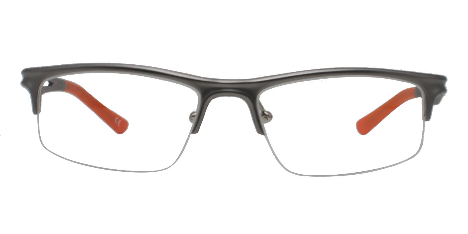 Valencia Gray Prescription Glasses Face